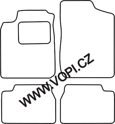 Autokoberce Daihatsu Charade G200 08/1993 - Perfectfit (1002)